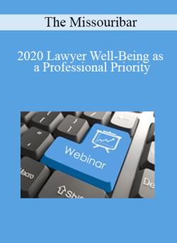 The Missouribar – 2020 Lawyer Well-Being as a Professional Priority